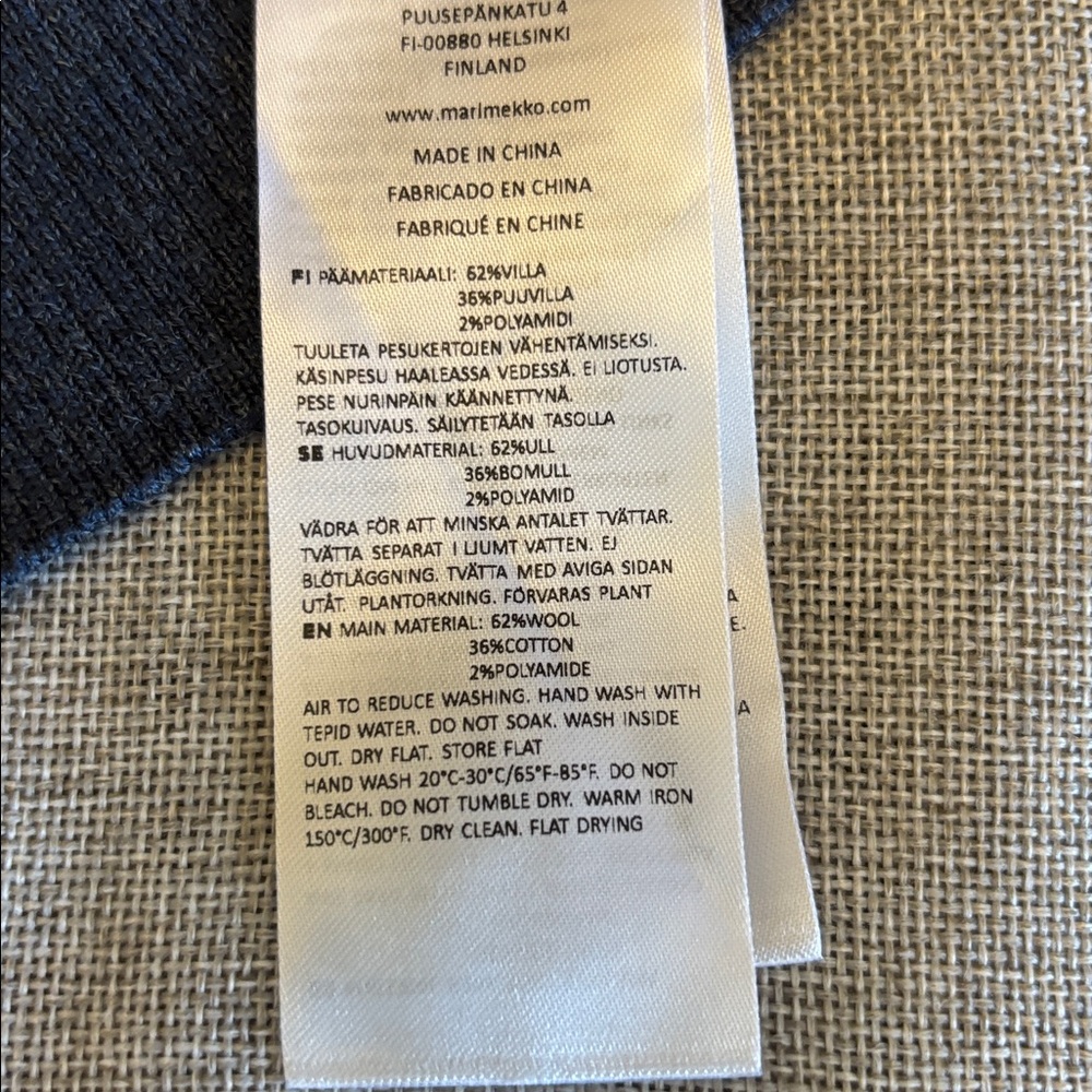 NWT* MARIMEKKO Kadmium long jacquard knit cardigan - Picture 11 of 12